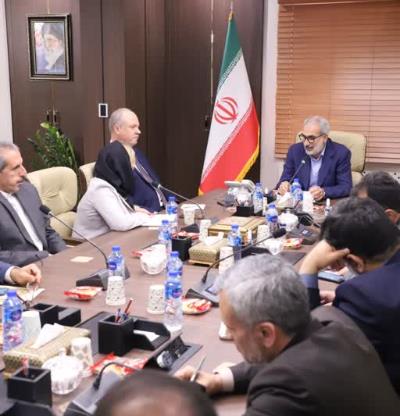 ملاقات سفیر جمهوری بلاروس در جمهوری اسلامی ایران با استاندار محترم مازندران